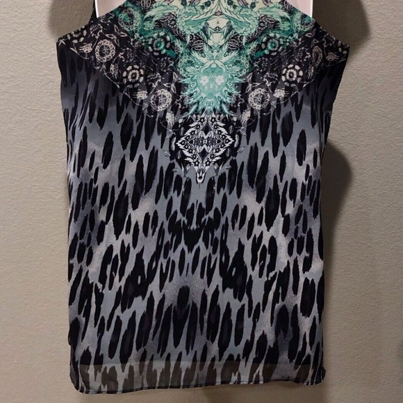 (NWT) City Chic Women's Animal Combo Morocco Tank Top Plus Size 20W - Picture 12 of 15